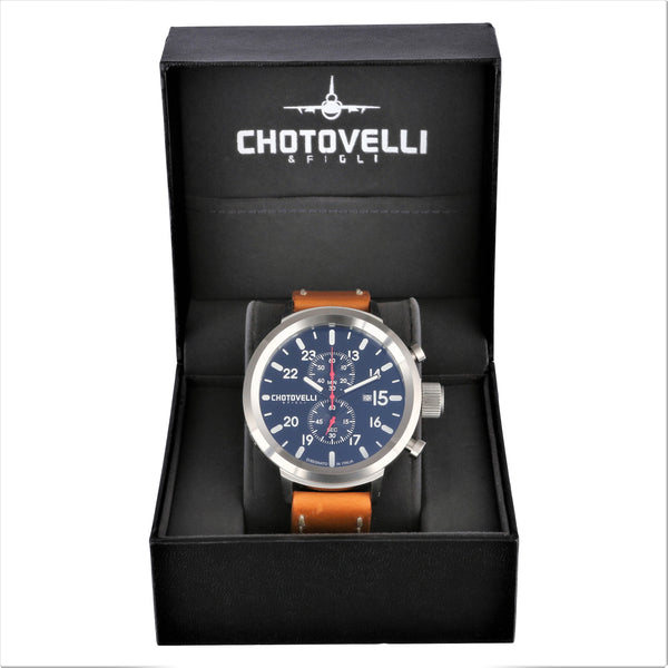 747-12 Big Pilot Watch | Unique Aviator Watches | Chotovelli