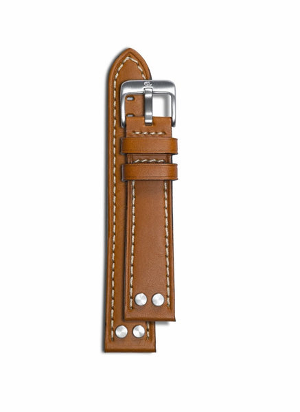 Tan Oil Leather Watch Band | Alfa Pilot watch Strap | Chotovelli