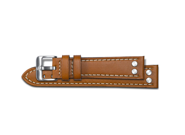 Tan Oil Leather Watch Band | Alfa Pilot watch Strap | Chotovelli