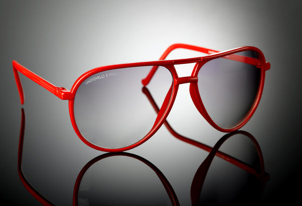 Aviator Sunglasses Red/Smoke Chotovelli Figli - Main Image