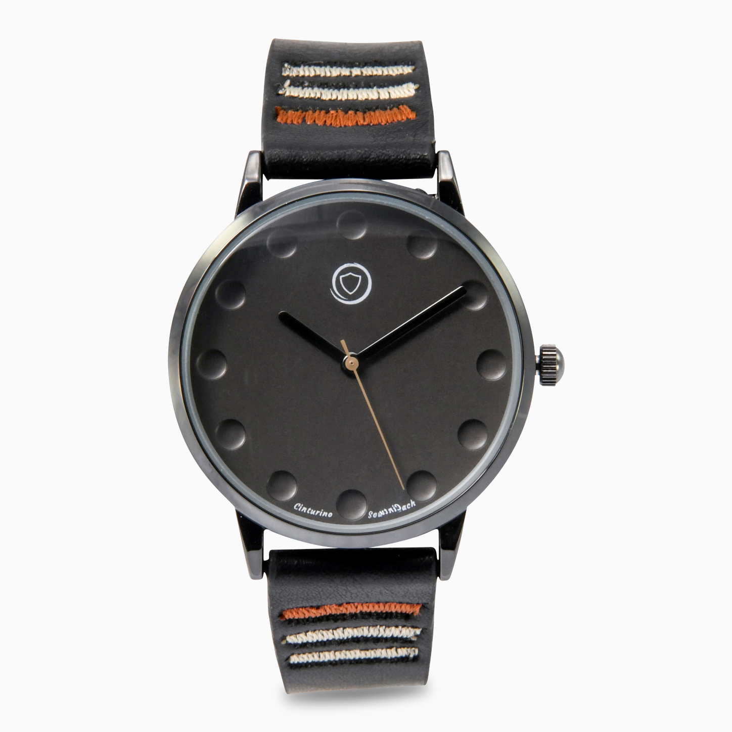 Women's Black Watch | Leather Strap Watch | Chotovelli & Figli