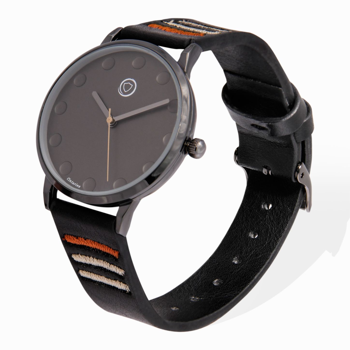 Women's Black Watch | Leather Strap Watch | Chotovelli & Figli