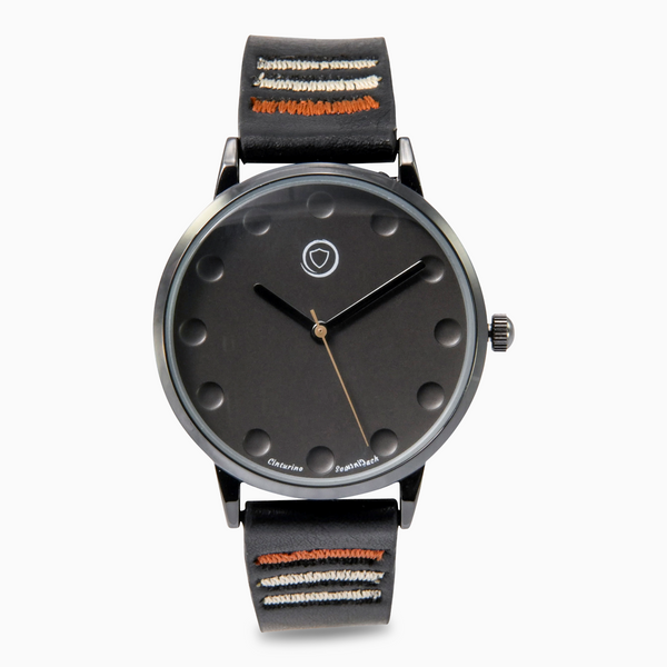 Women's Black Watch | Leather Strap Watch | Chotovelli & Figli