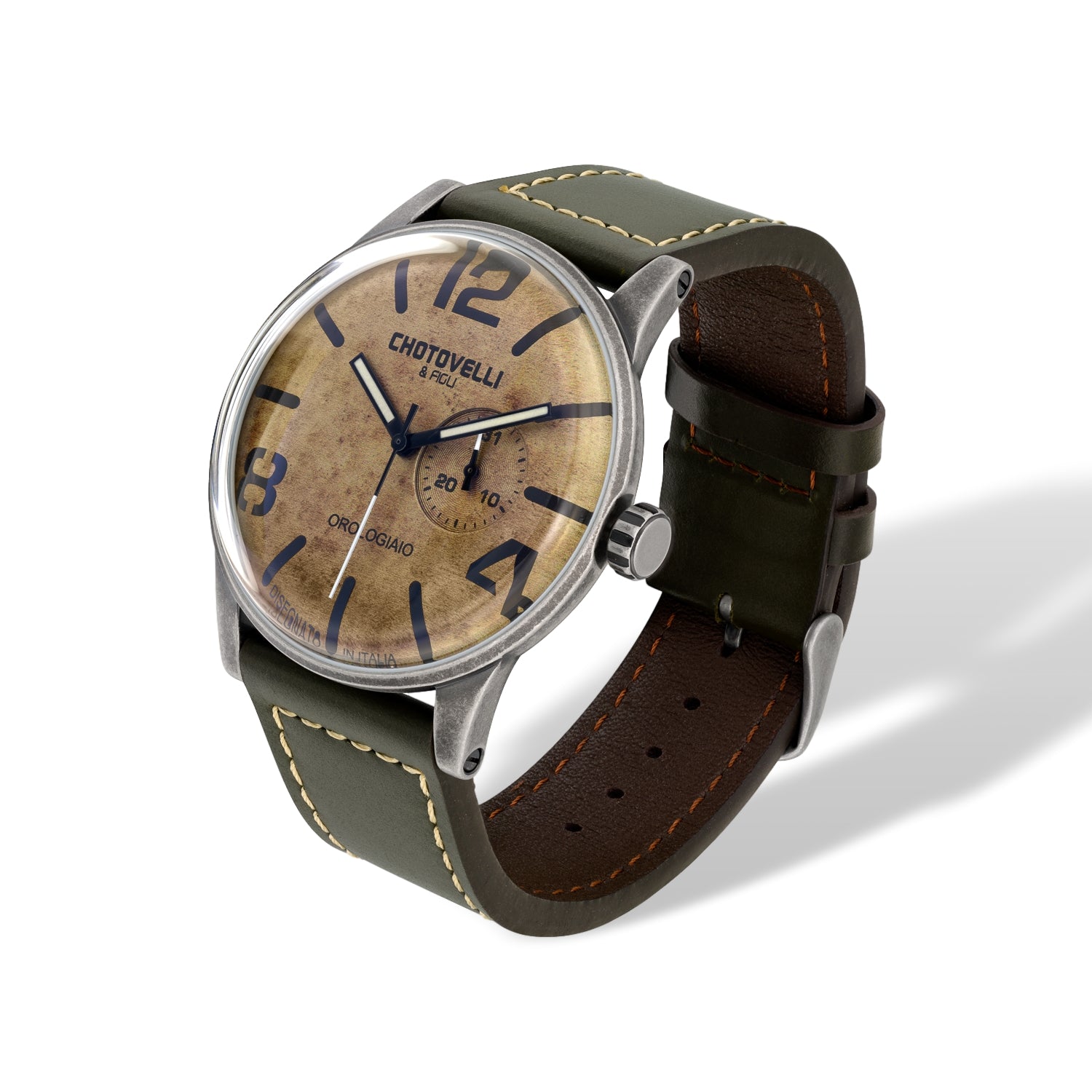 Mecha-Quartz Pilot Watch | Vintage Navy Watch | Chotovelli & Figli