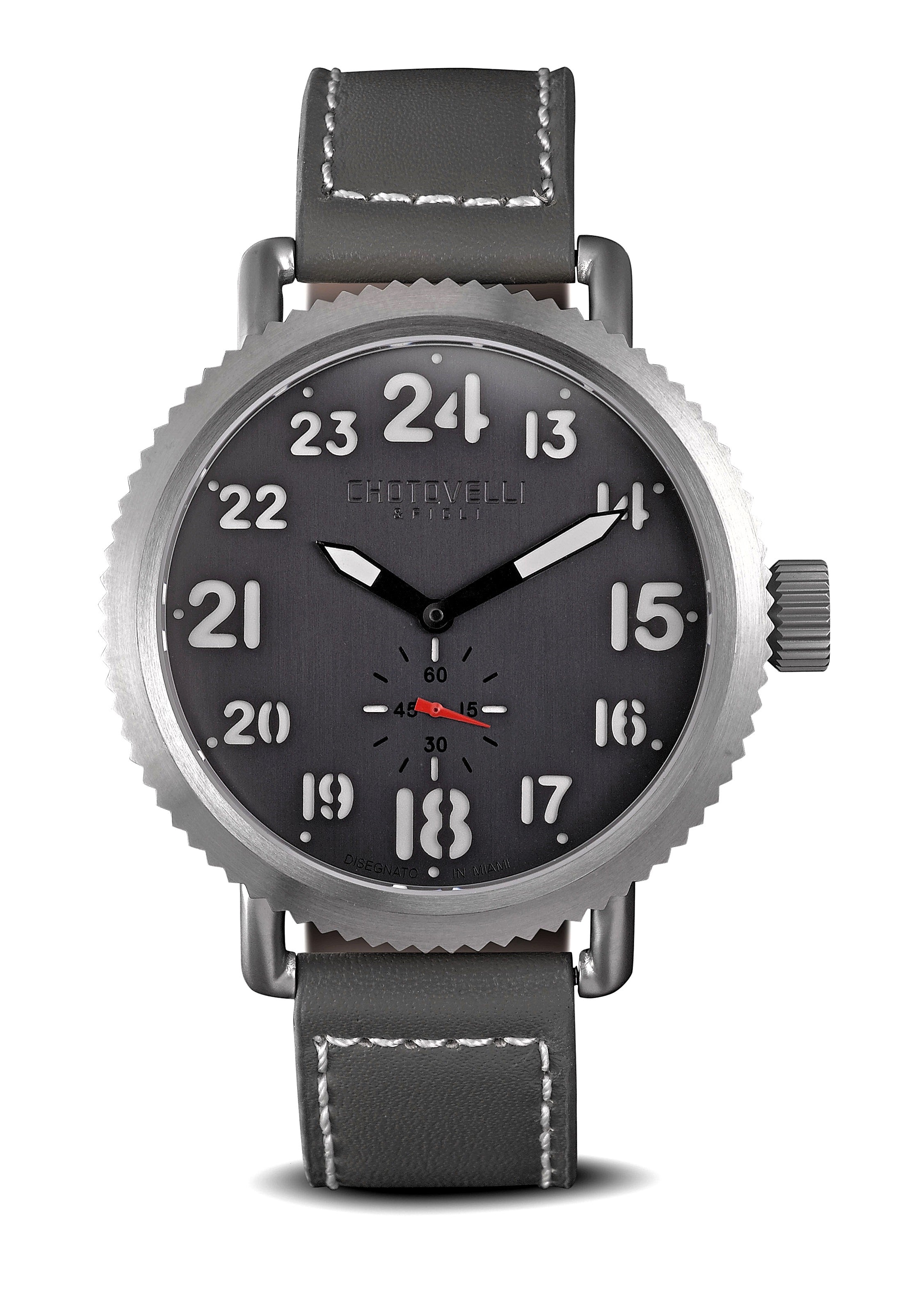 Matte Dial Watch | Leather Strap Watch | Chotovelli & Figli
