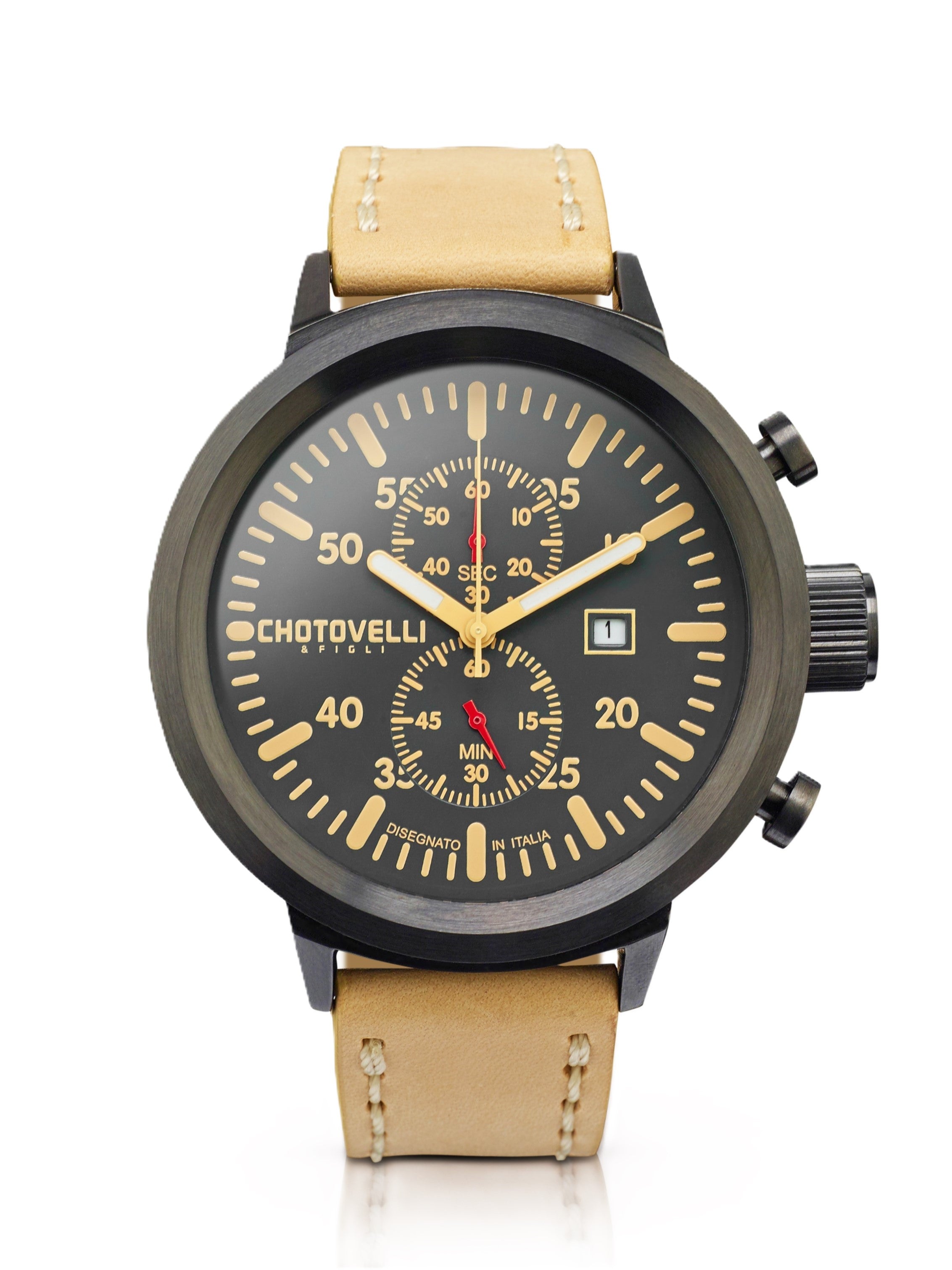 747-13 Big Pilot Watches - Chotovelli & Figli