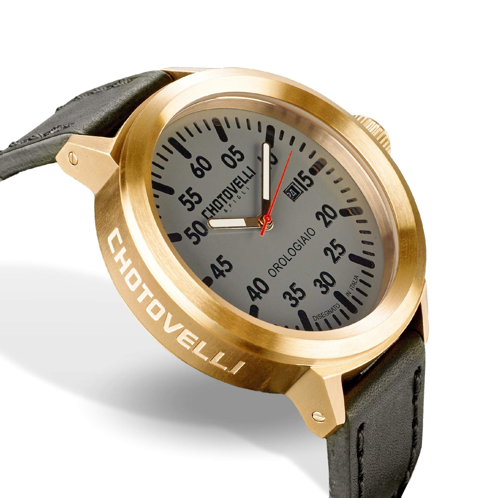 747-04 Big Pilot Watch | Unique Aviator Watch | Chotovelli & Figli