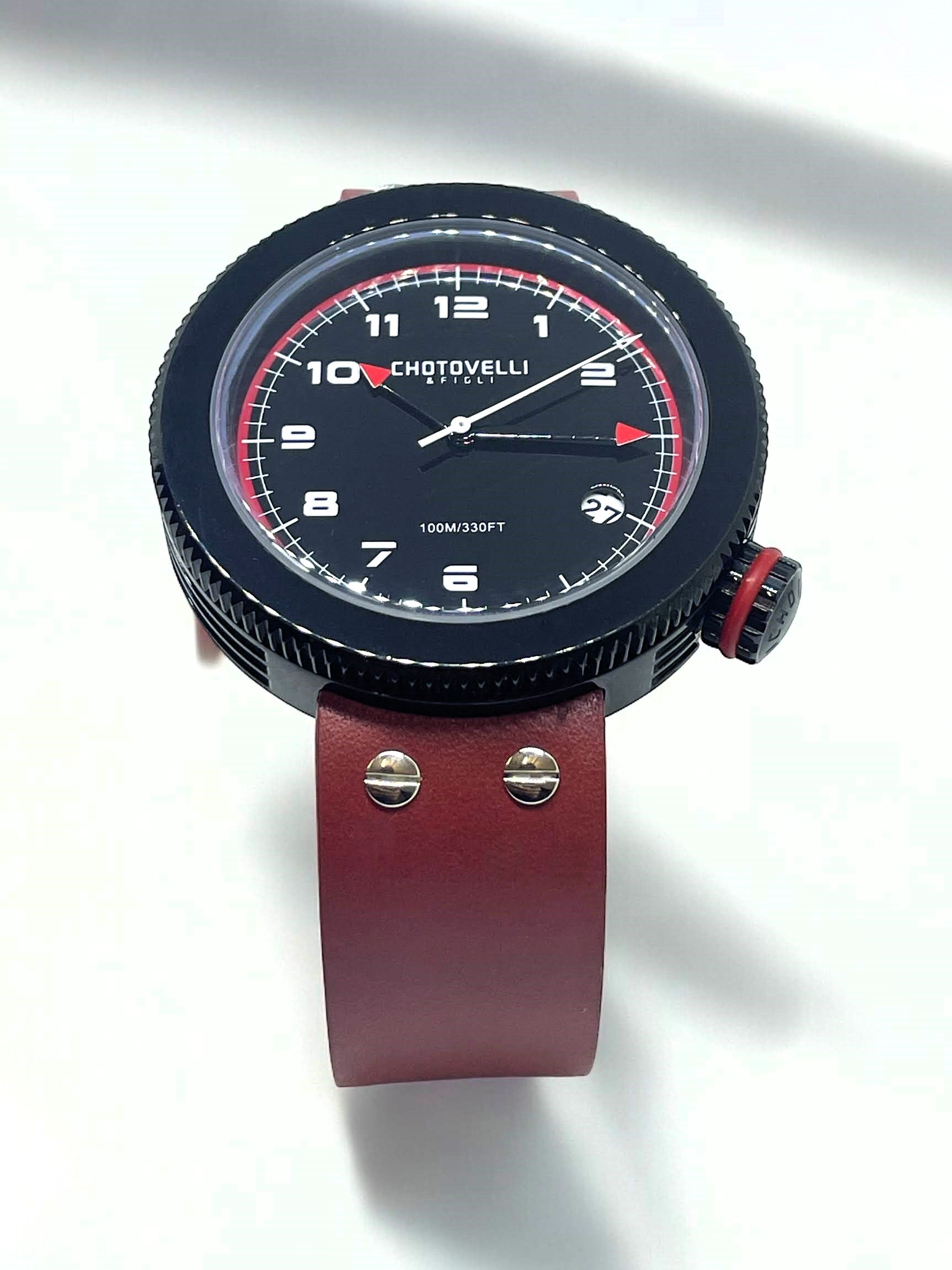 Men's Gauge Watch | 8000-5 Gauge Watch | Chotovelli & Figli