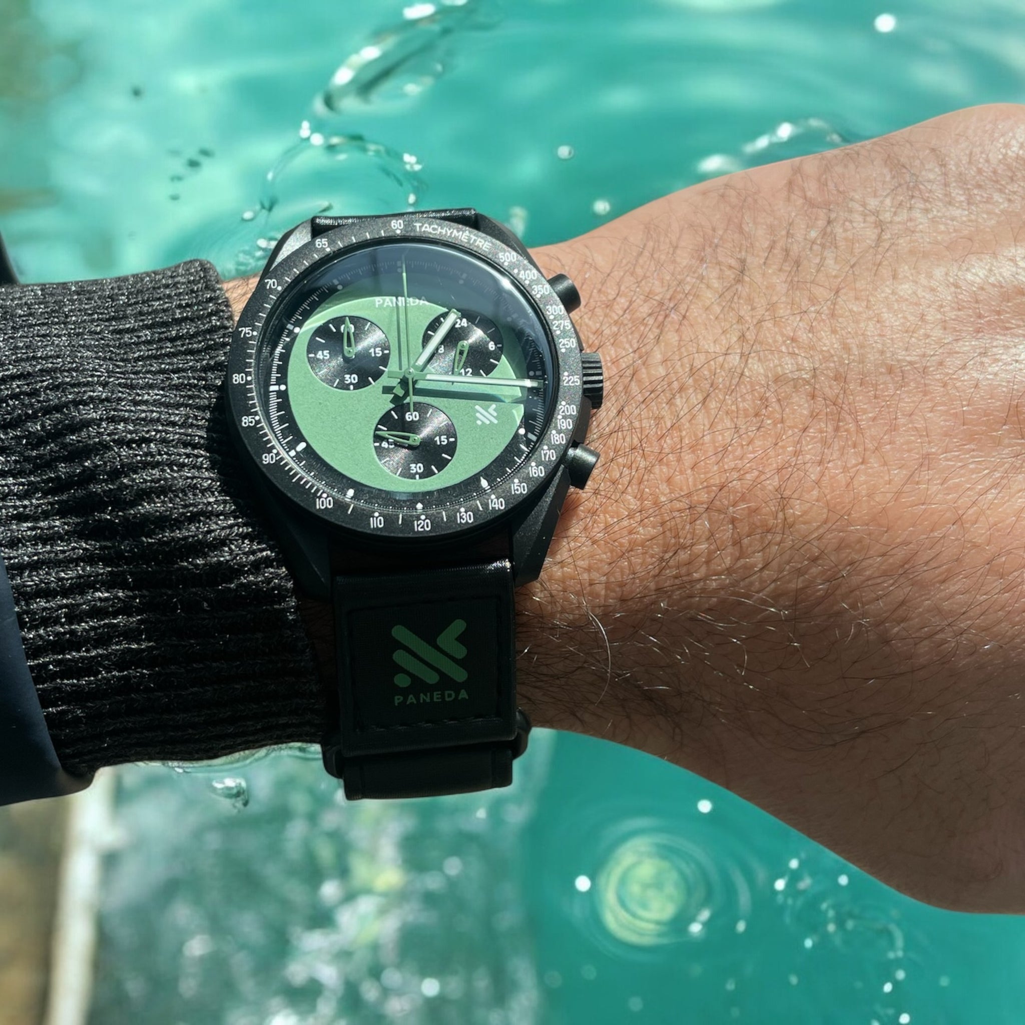 Green Panda Watch | Chronograph watches | Chotovelli – Chotovelli