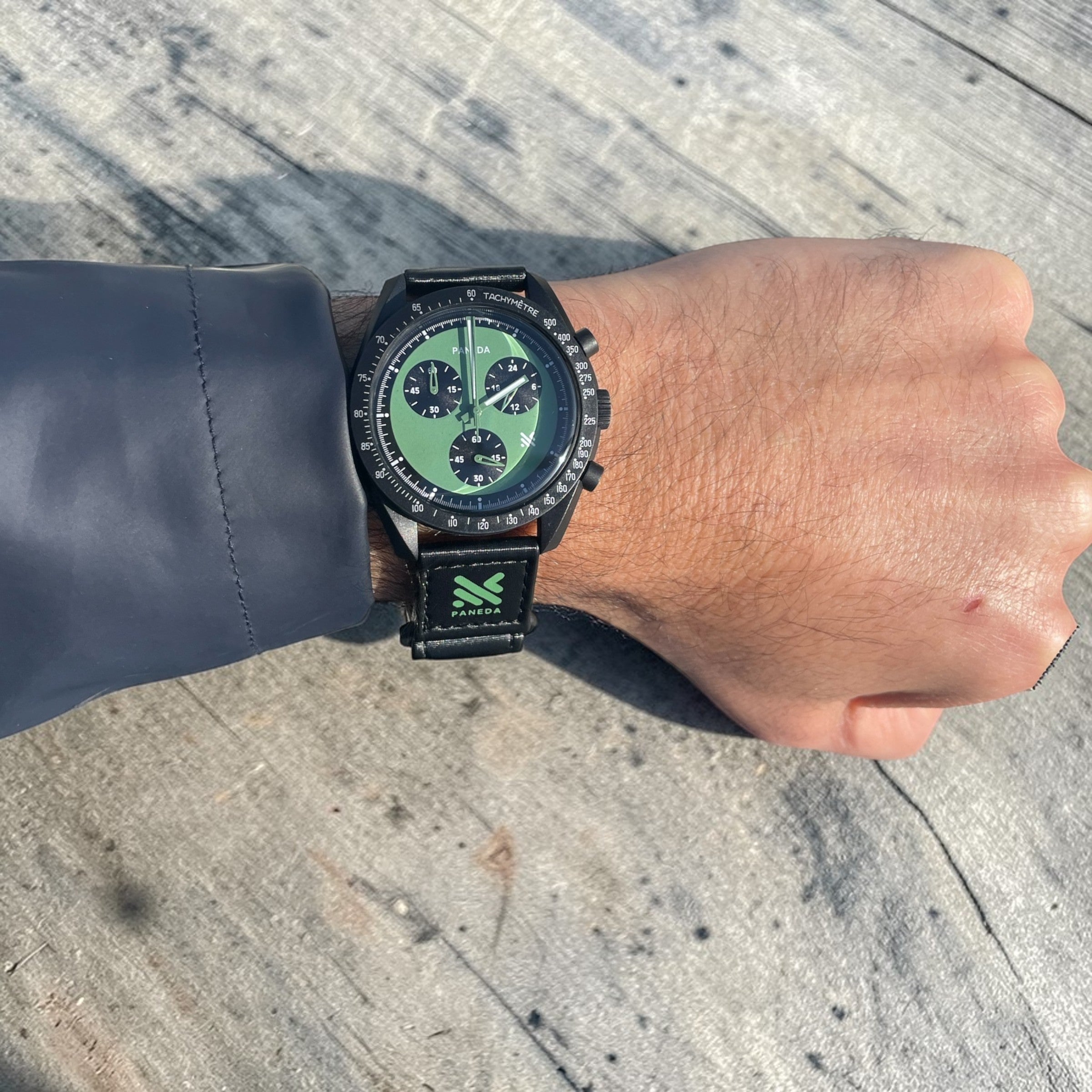Green Panda Watch | Chronograph watches | Chotovelli – Chotovelli