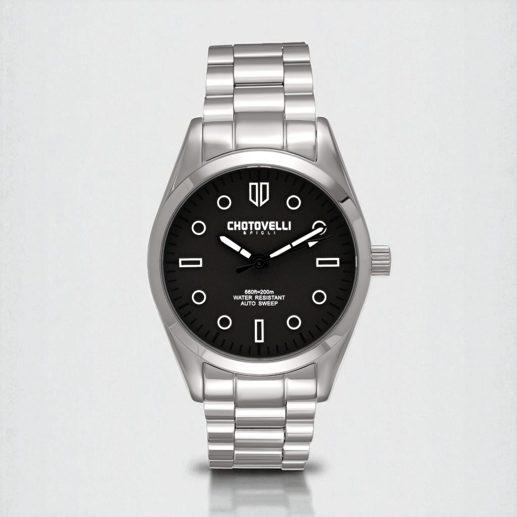 Automatic Pilot Watch | Water-Resistant Wristwatch | Chotovelli & Figli