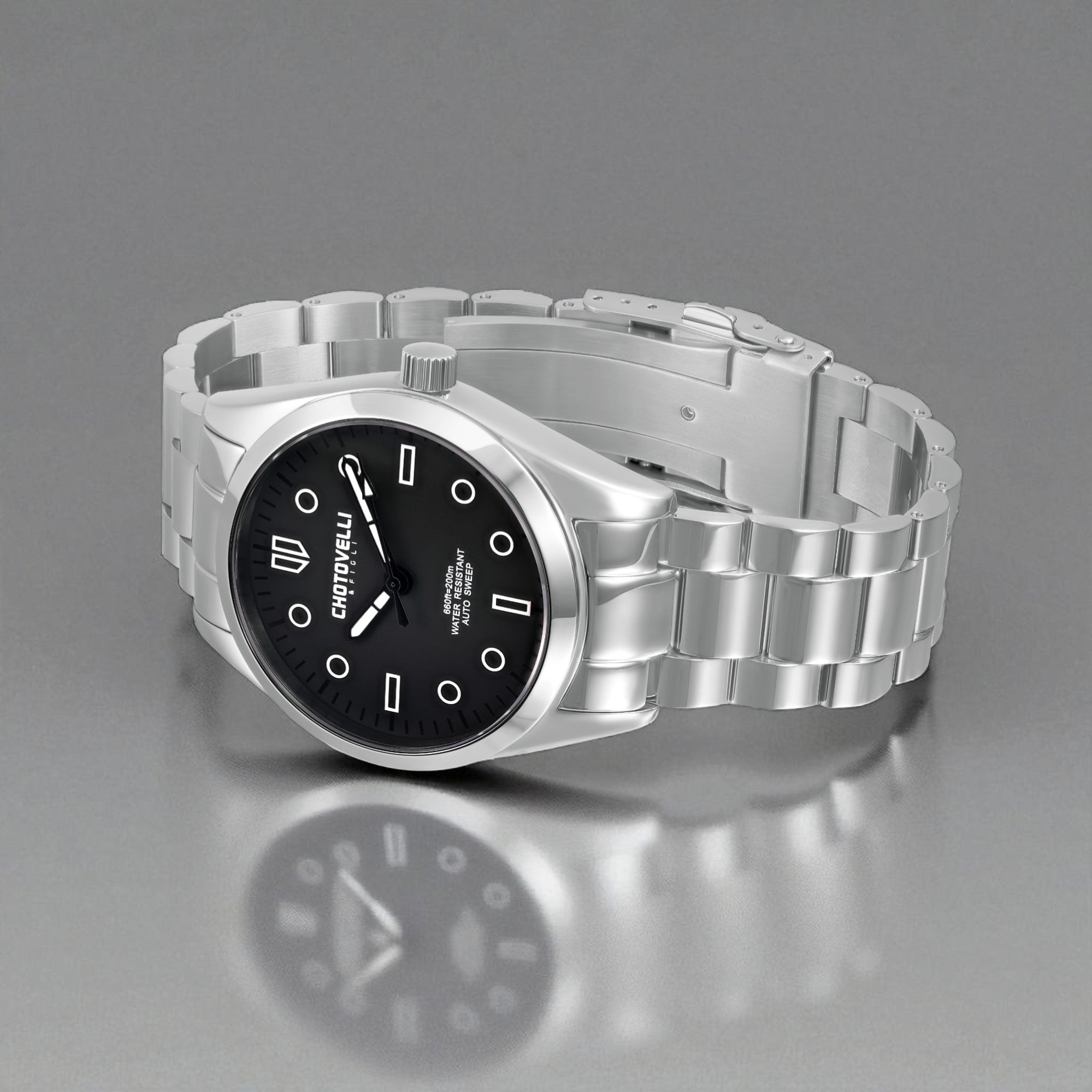Automatic Pilot Watch | Water-Resistant Wristwatch | Chotovelli & Figli