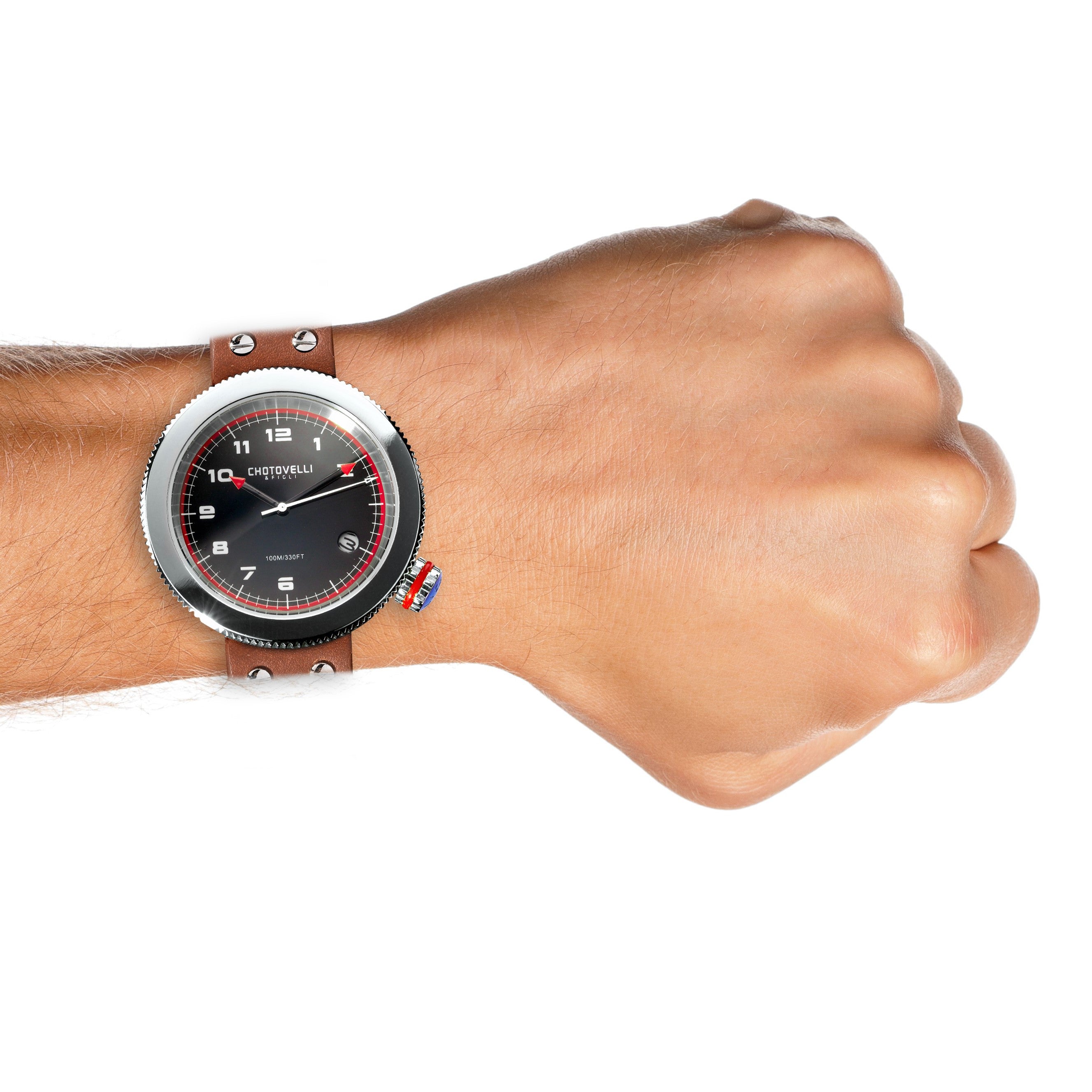  8000-3 Gauge Watch | Unique Pilot Watch | Chotovelli & Figli