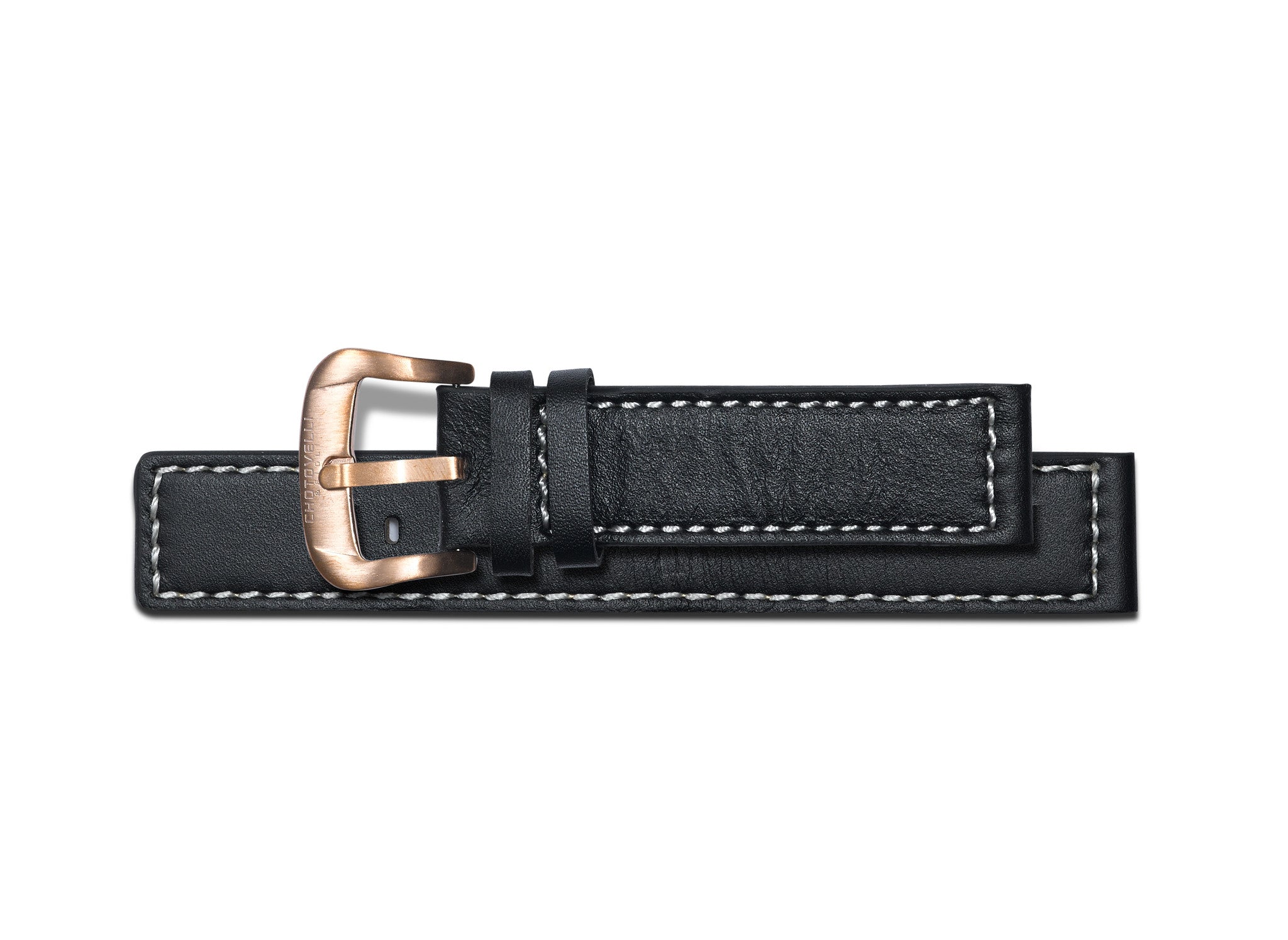 Leather Watch Band | Black Leather Watch Strap | Chotovelli & Figli