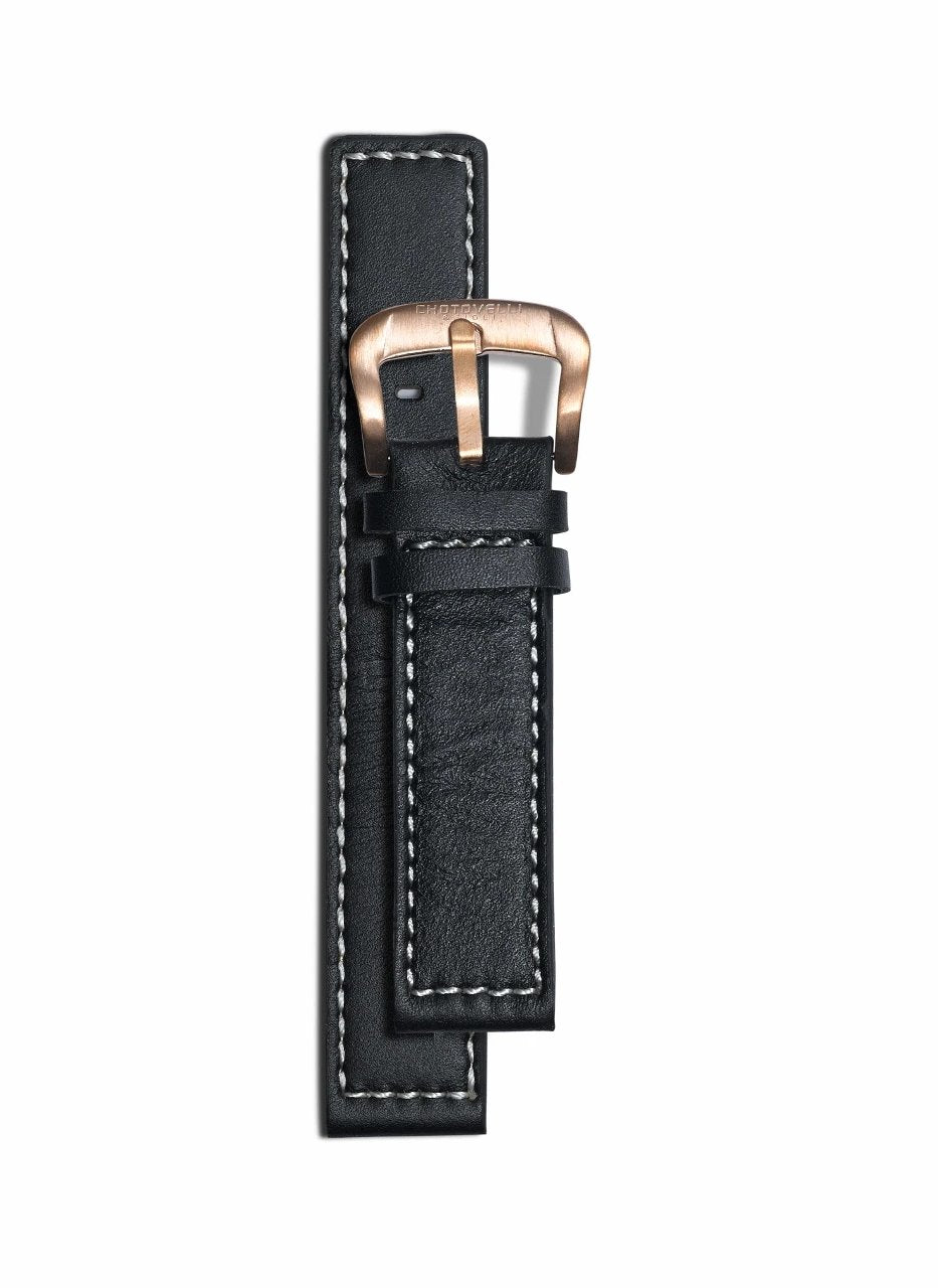 Leather Watch Band | Black Leather Watch Strap | Chotovelli & Figli