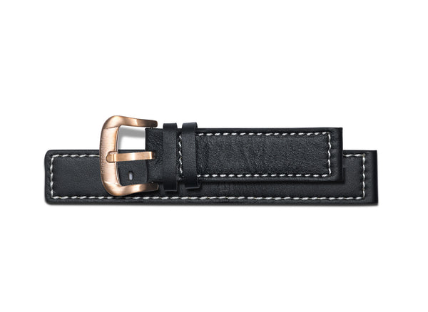 ALFA Pilot watch Strap - Tan oil Leather Watch Band | Chotovelli 