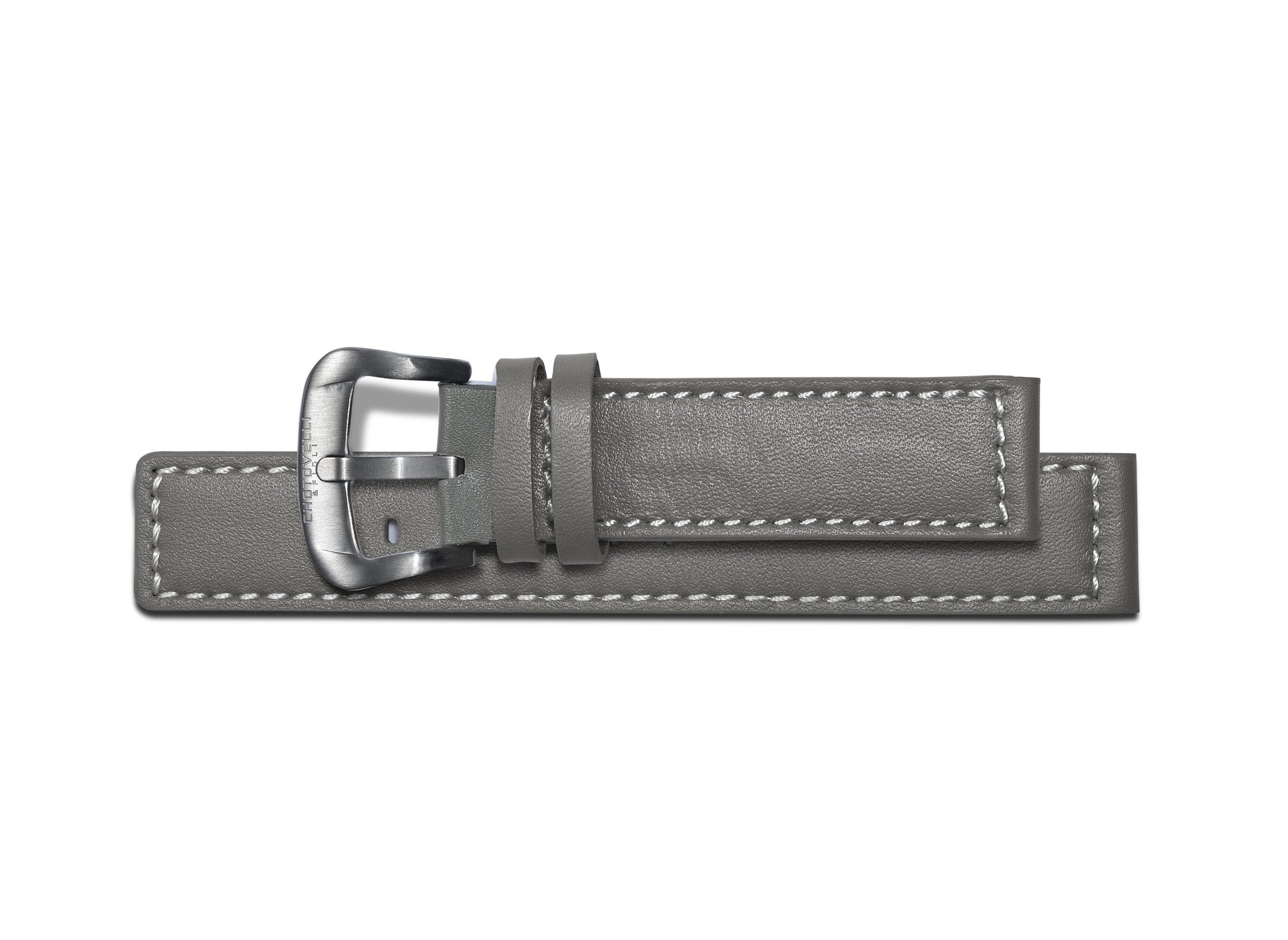 Grey Leather Watch Strap | Leather Watch Strap | Chotovelli & Figli