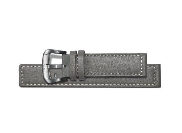 Grey Leather Watch Strap | Leather Watch Strap | Chotovelli & Figli