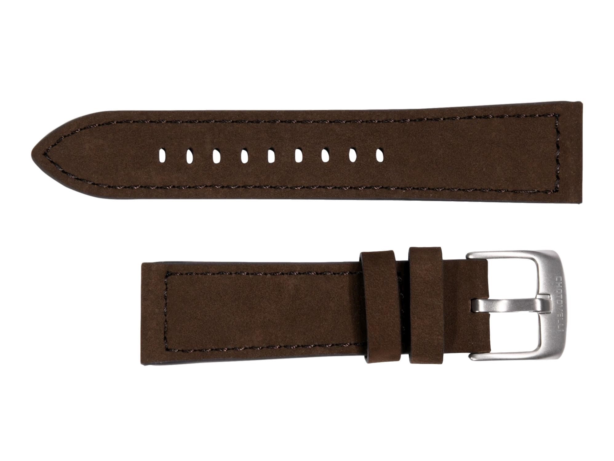 Pilot Watch Strap | Suede Leather Watch Strap | Chotovelli & Figli