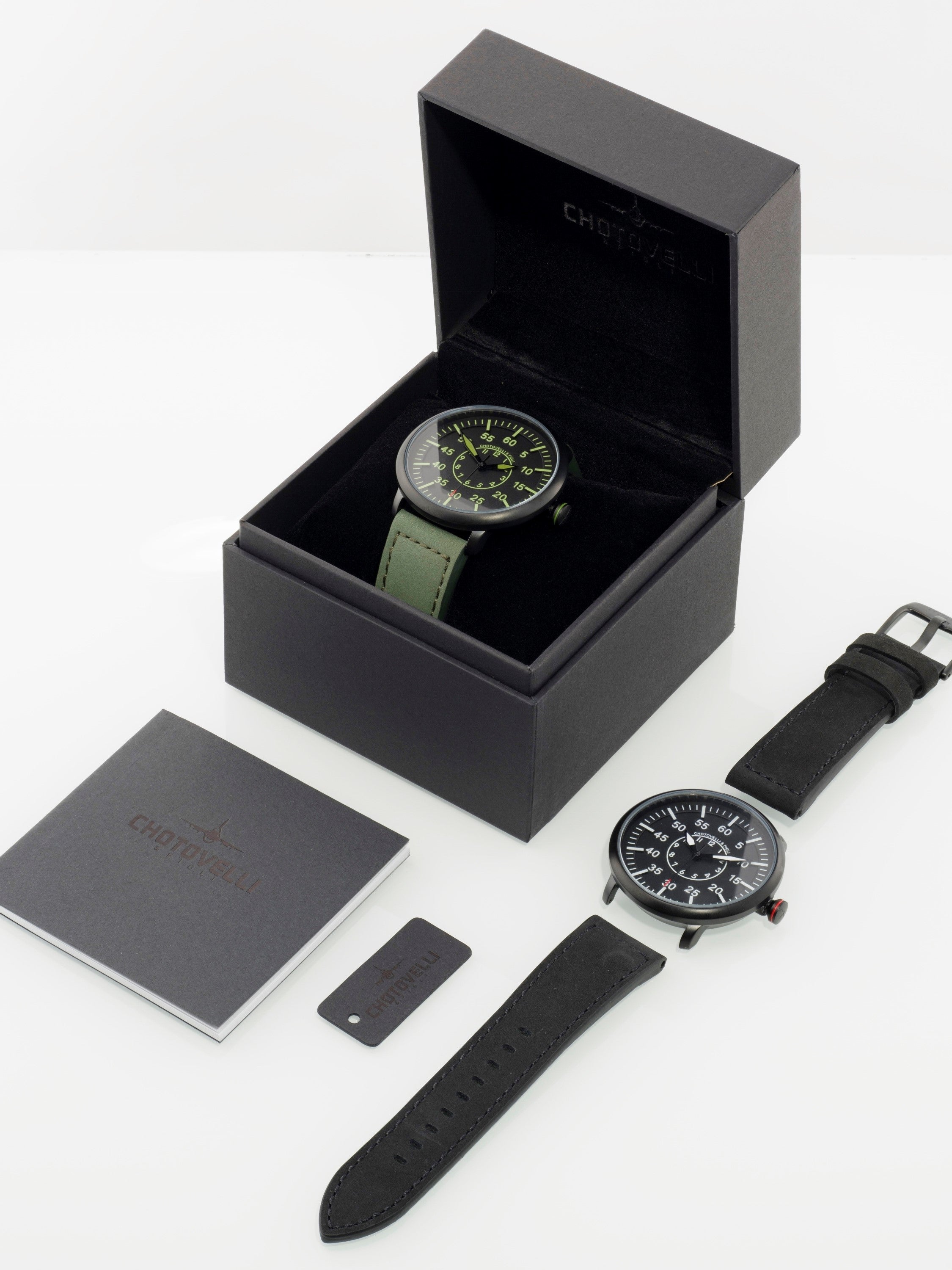 Balck Flieger Watch | Unique Pilot Watch | Chotovelli & Figli